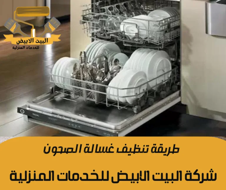 طريقة تنظيف غسالة الصحون