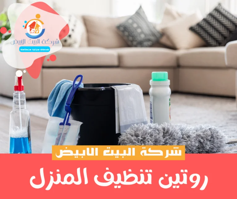 روتين تنظيف المنزل